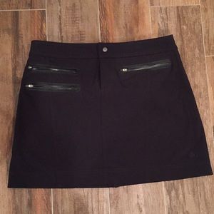 Athleta Black Waterproof Sport Ski Athletic Skirt